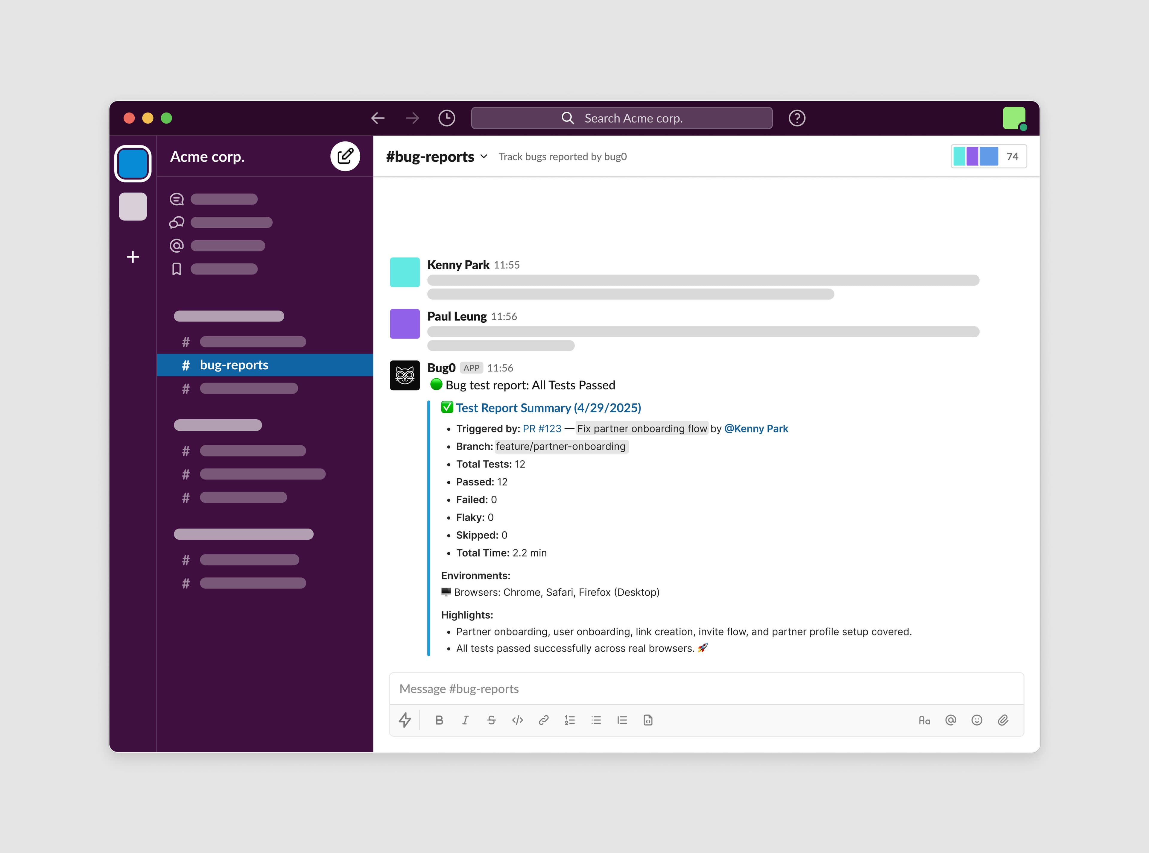 Bug0 product screenshot 6