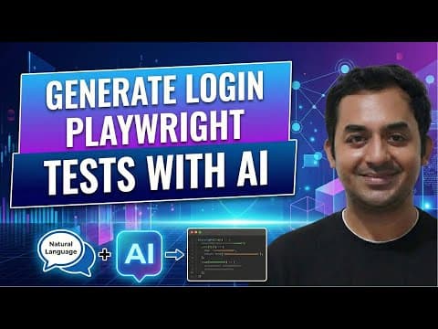 Thumbnail for Generate a Complete Login Test with Bug0 Studio and Playwright