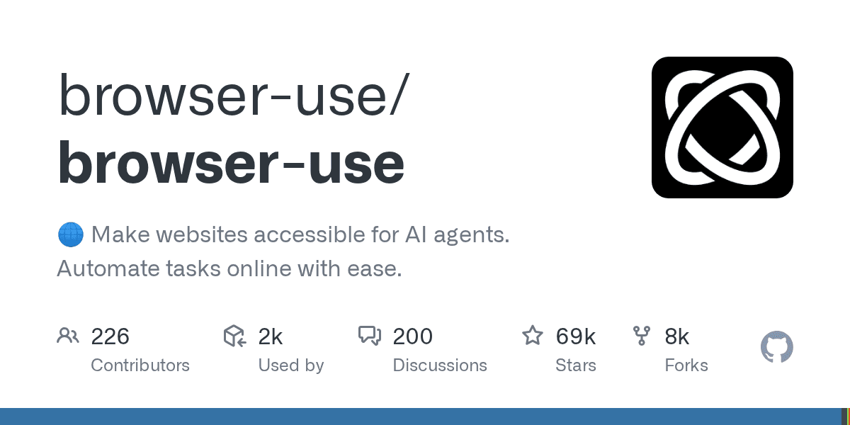 Browser-Use GitHub Repository