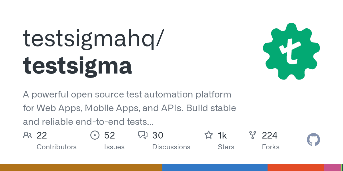 Testsigma GitHub Repository