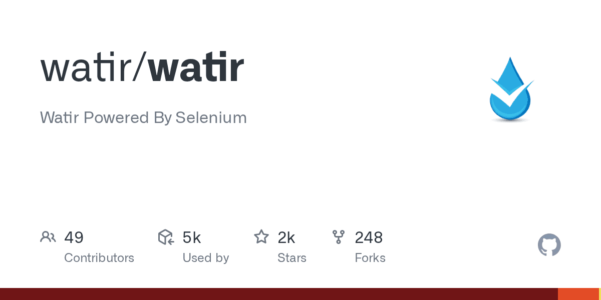 Watir GitHub Repository