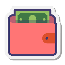 Sticker showing dollar savings